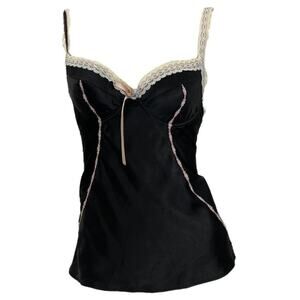 Darkcoquette lace corset black y2k